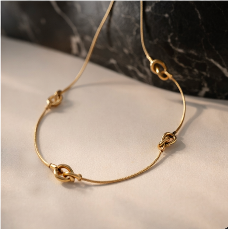 Collar 5 nudos ajustable