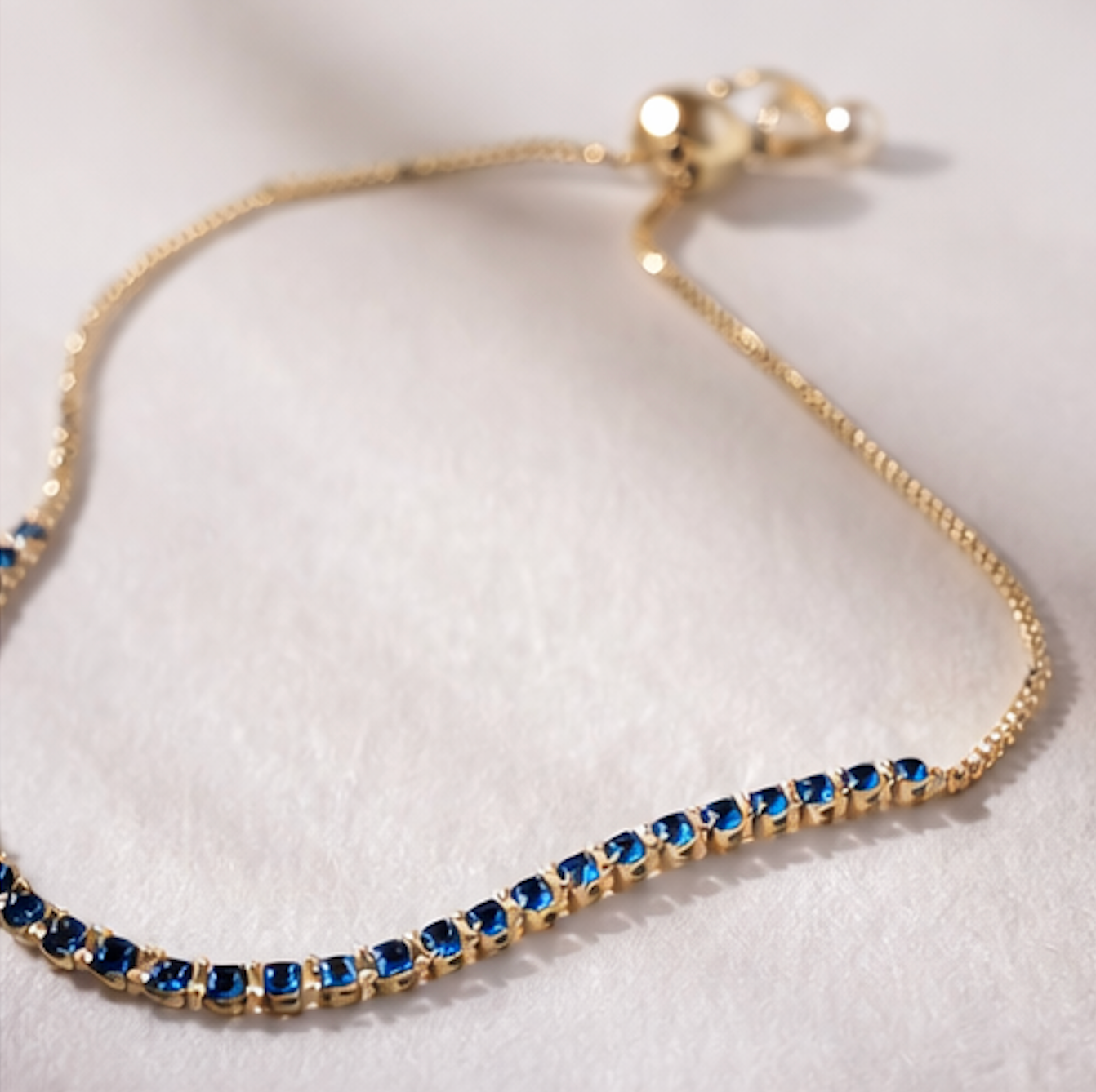 Pulsera tenis multicolor ajustable