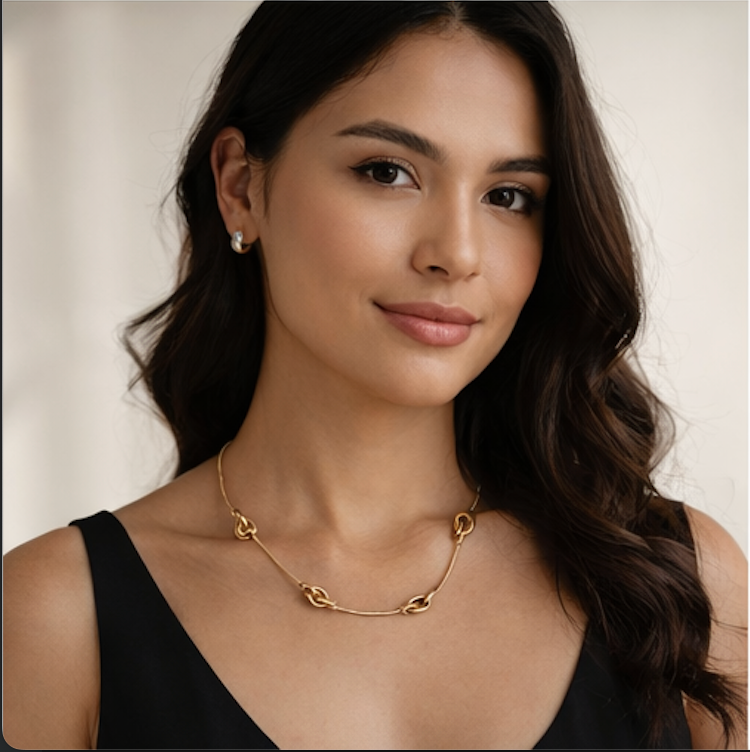 Collar 5 nudos ajustable