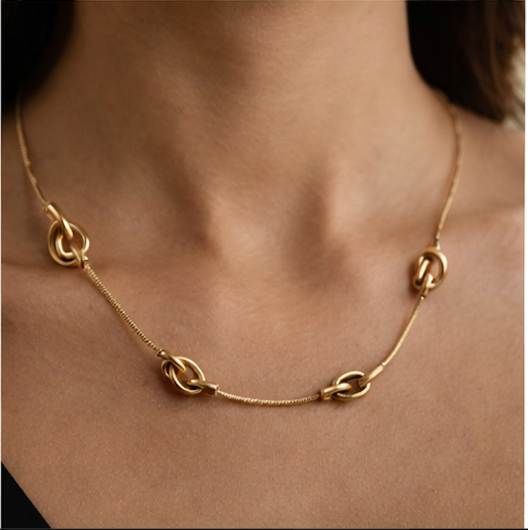 Collar 5 nudos ajustable