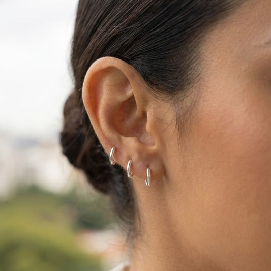 Aretes secuencia candonga ascendente pack x6